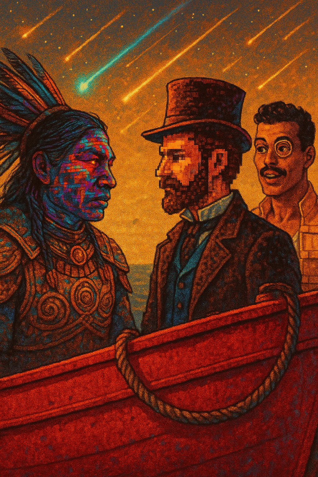 Person of Indigenous Native American Descent—their Features