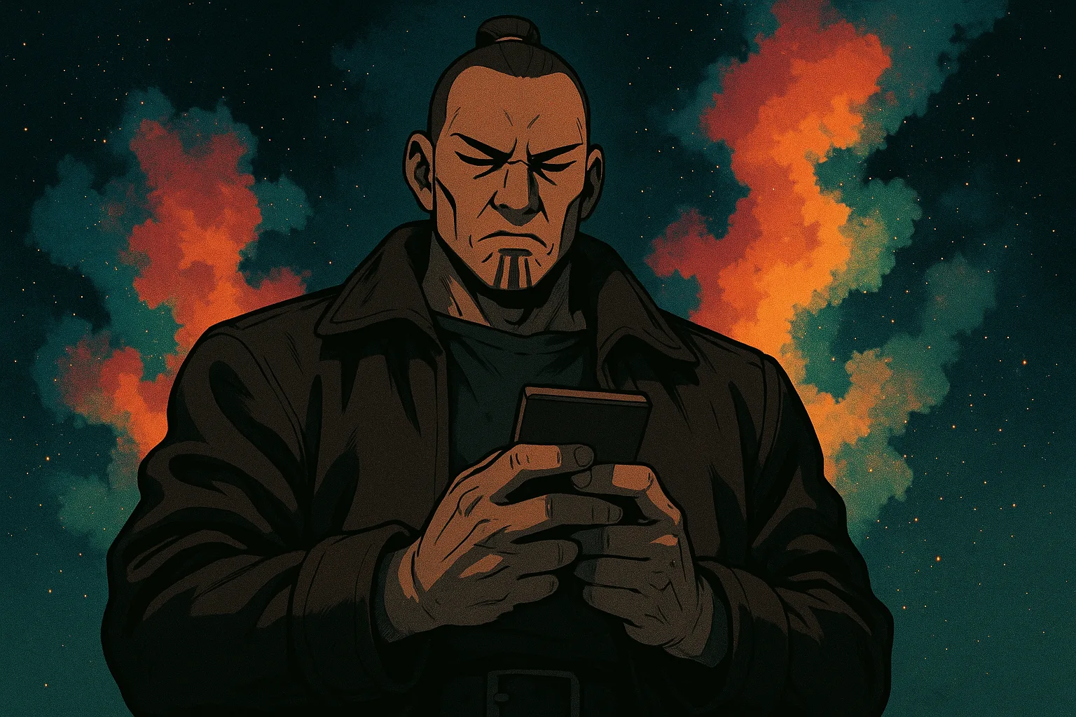 Imposing Anime-manga Styled Spiritual Magnate