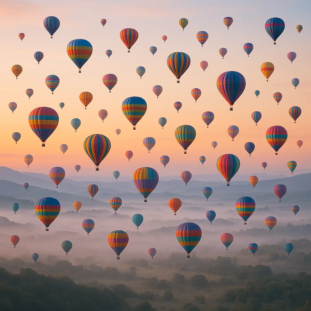 Dozens of Colorful
