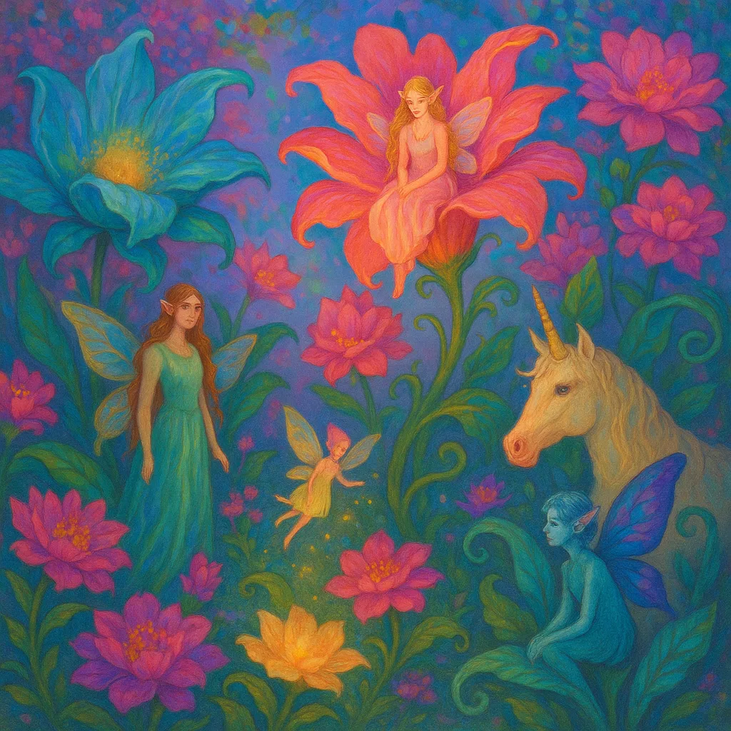 Enchanted Garden Filled with Enormous
