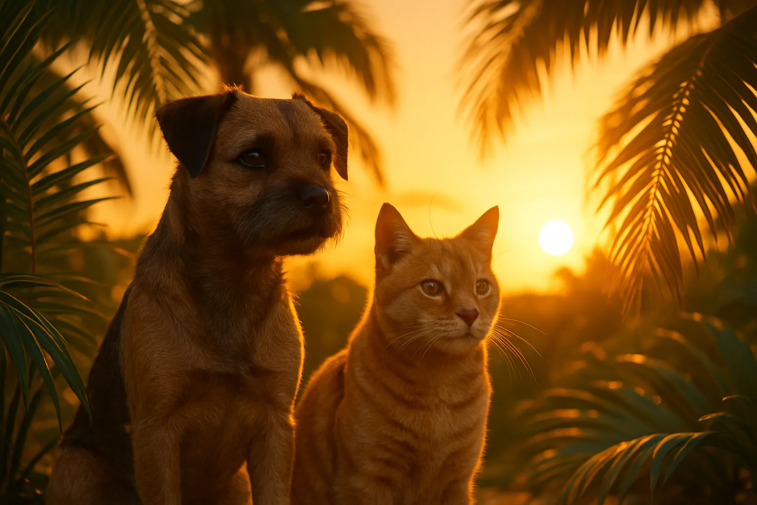 Border Terrier and Chiton