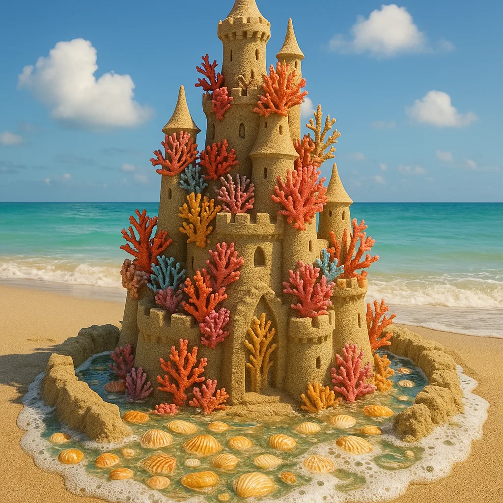 Majestic Sandcastle Rises High