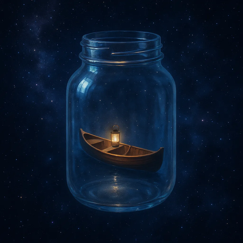 Translucent Glass Jar