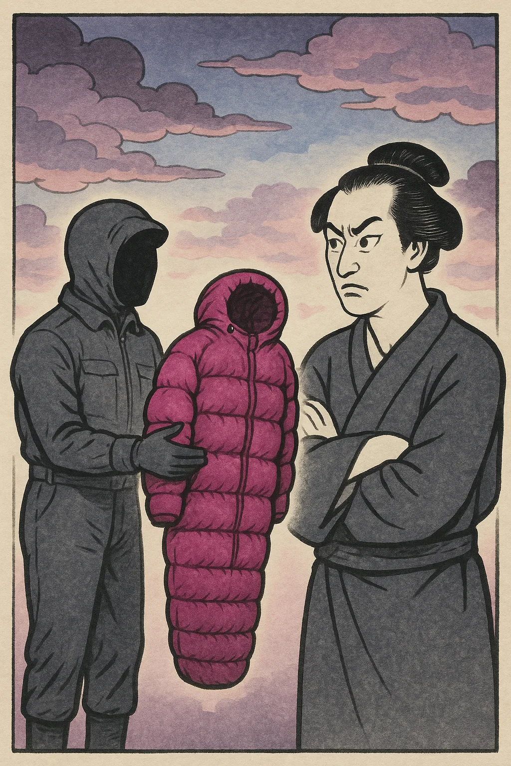 Ageless Individual of Ordinary Bearing in a Mid-20th-century Atomic Age