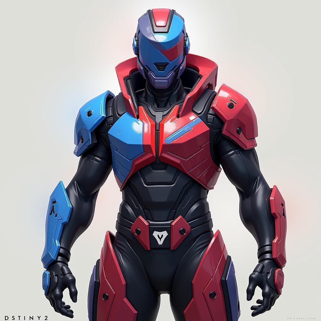 Sleek Futuristic Destiny 2 Concept Armor