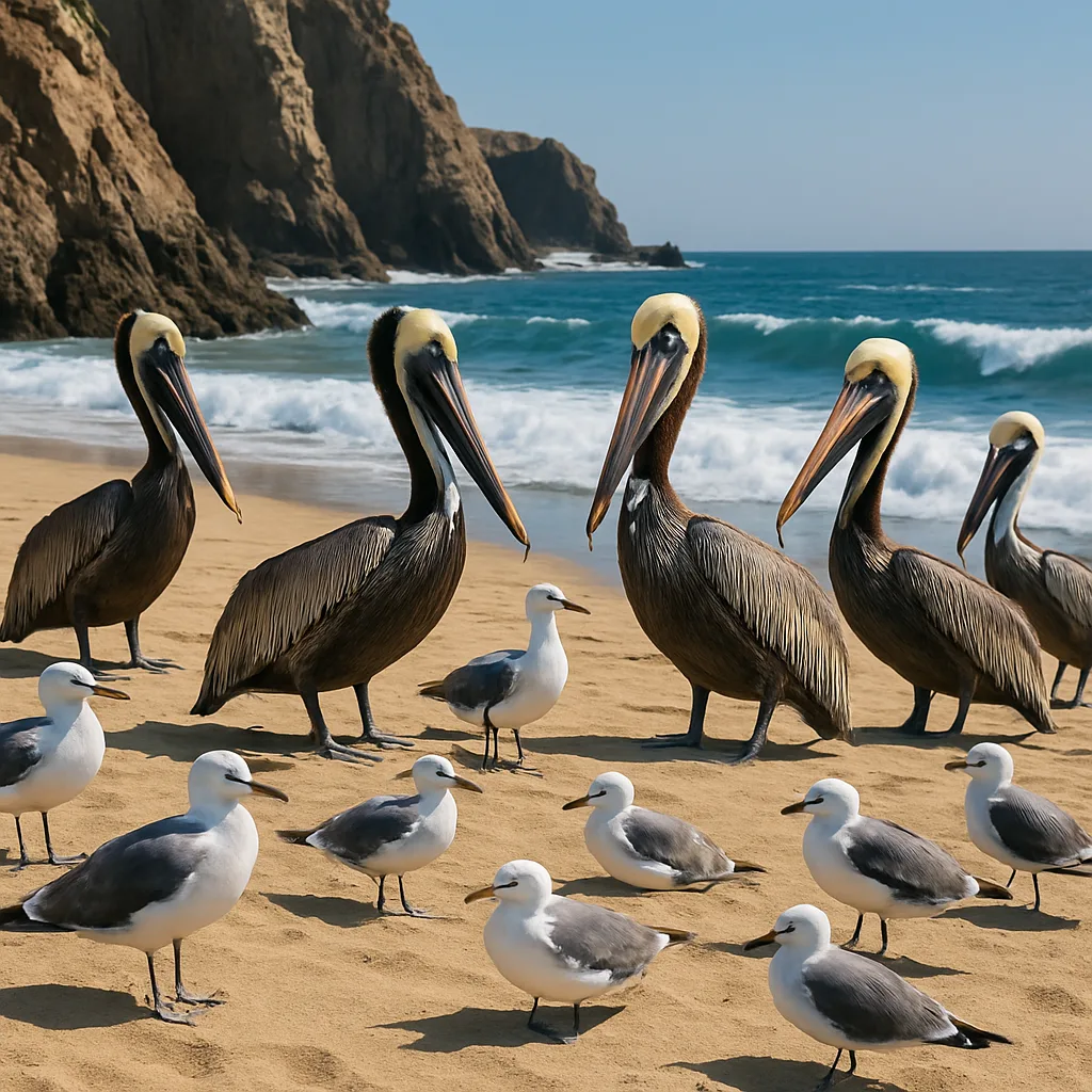 Group of Seabirds
