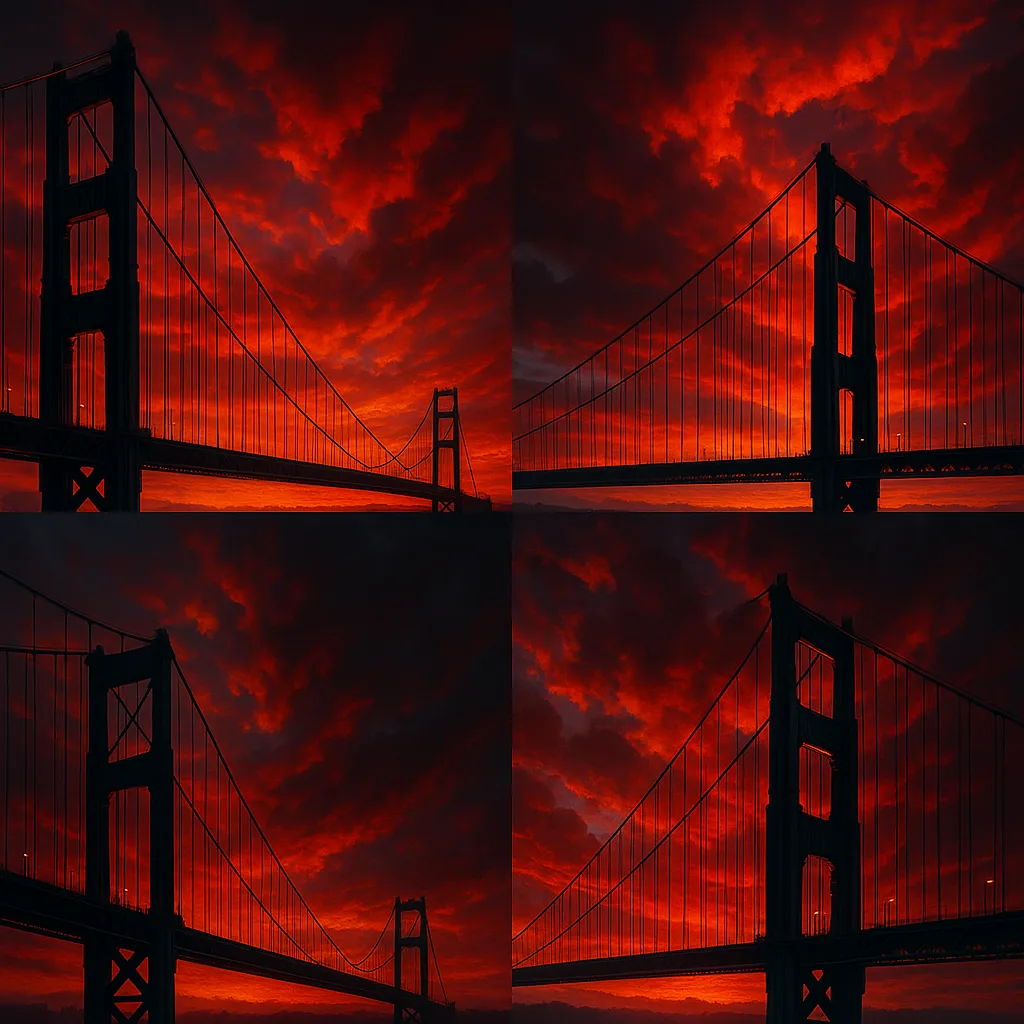Four Diverse Suspension Bridges