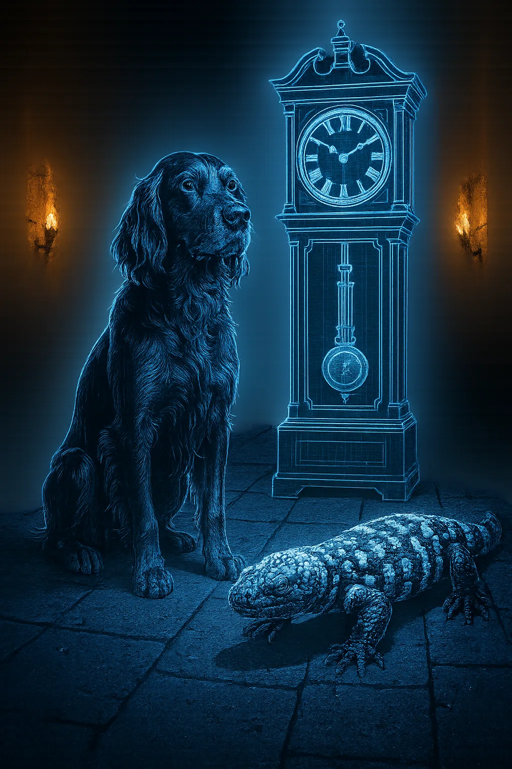 Torch-lit Chambers Filled with Long Shadows and Echoes