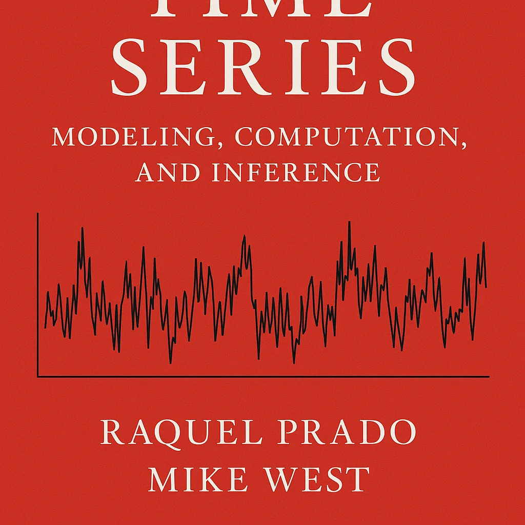 Red Book Cover Titled "Time Series