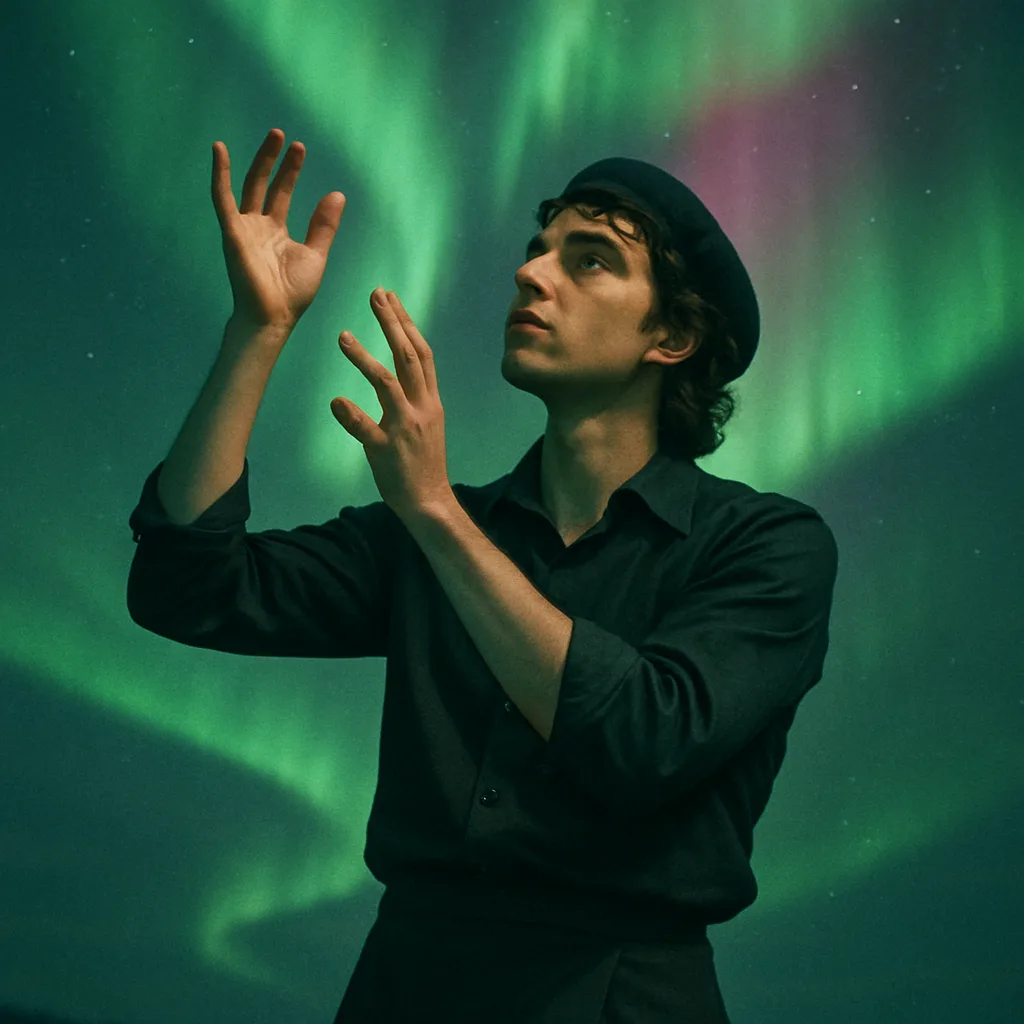 Contemplative Film Director of European Caucasian Descent