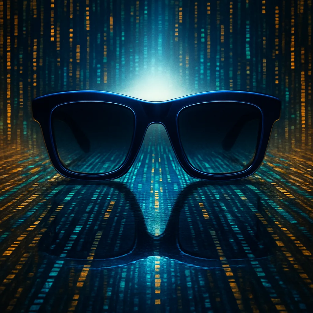 Thick-framed Blue Sunglasses