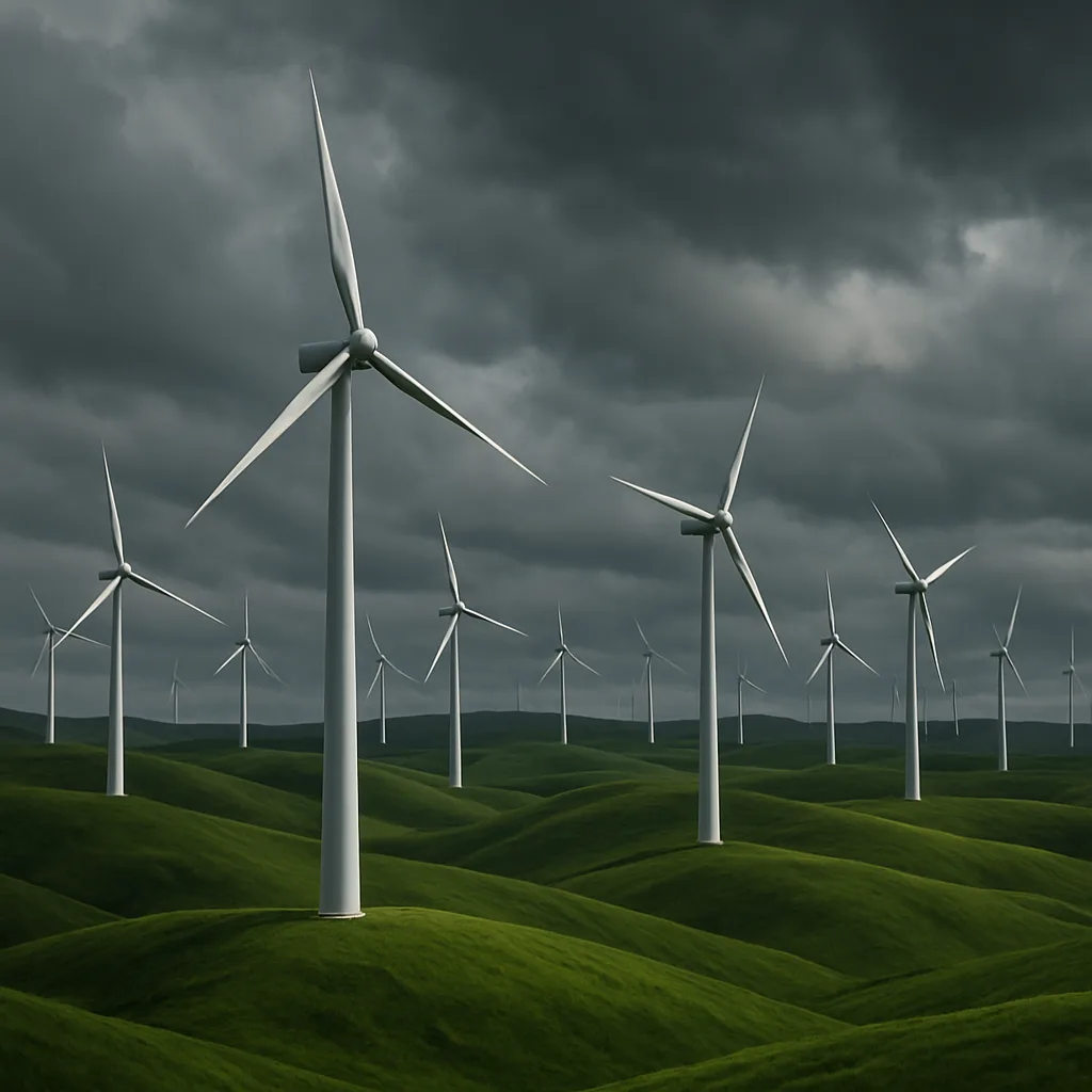 Numerous Wind Turbines