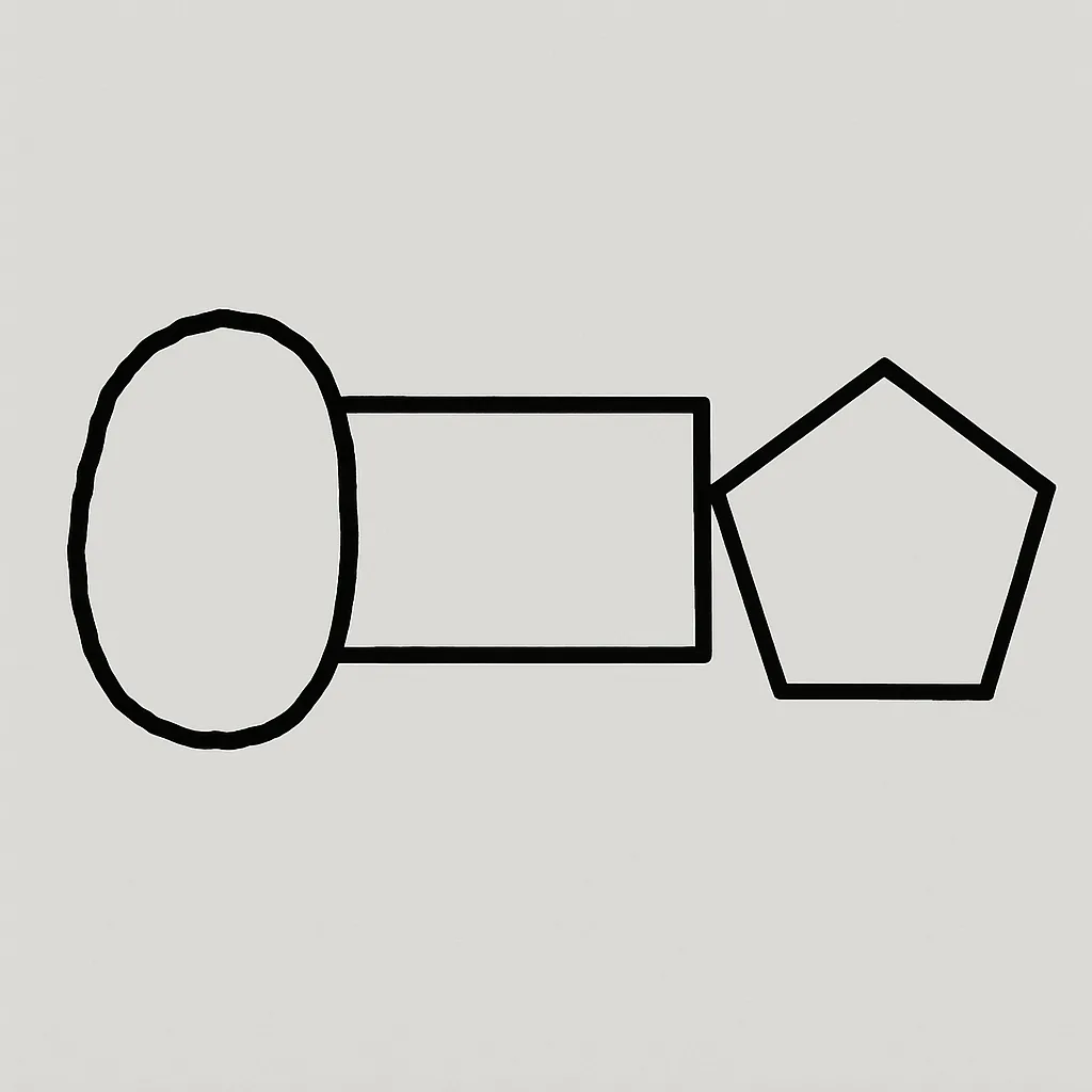 Angular Rectangle Stretched Outward