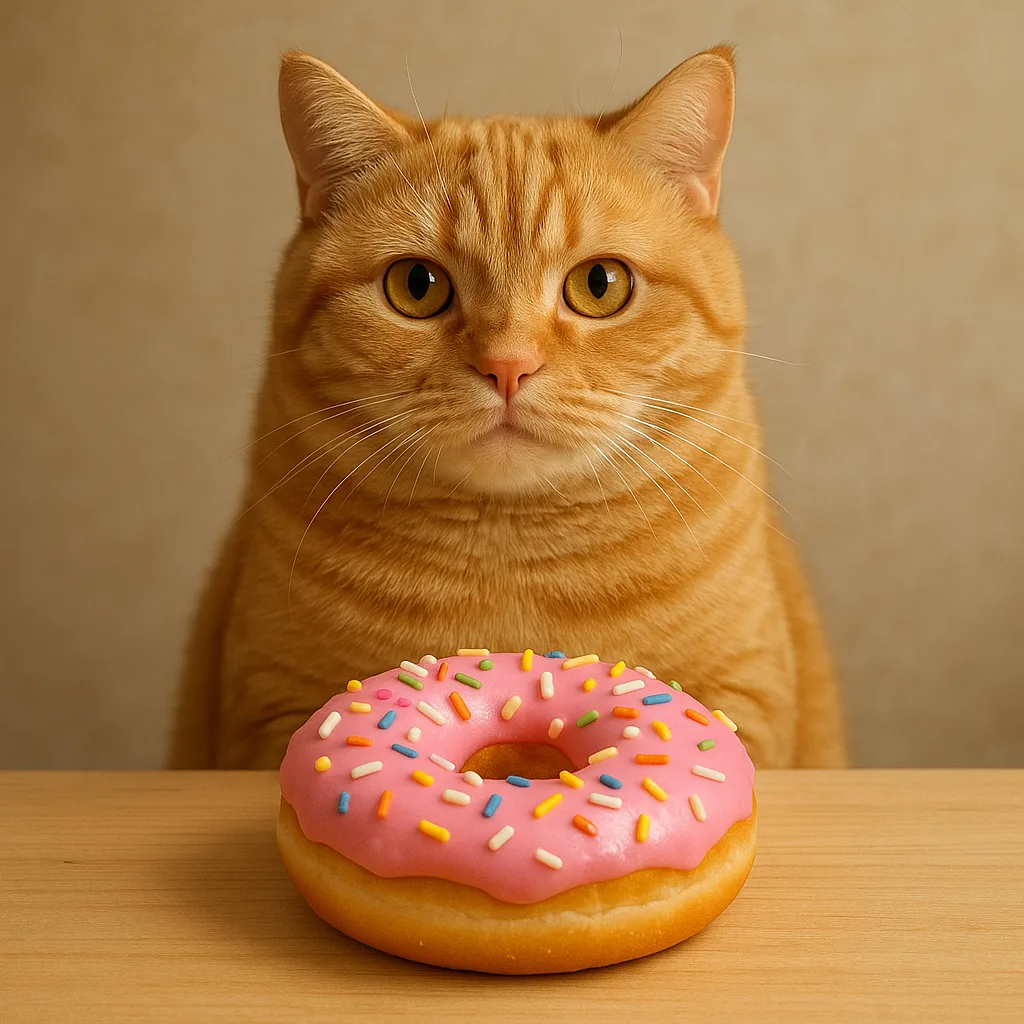 Cat Perched on a Table