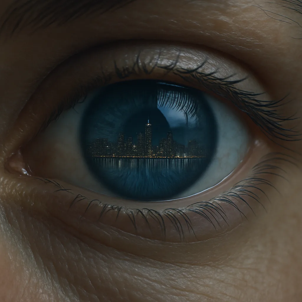 Large Eye Fills the Foreground