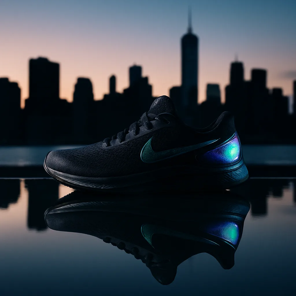 Single Jet Black Running Shoe