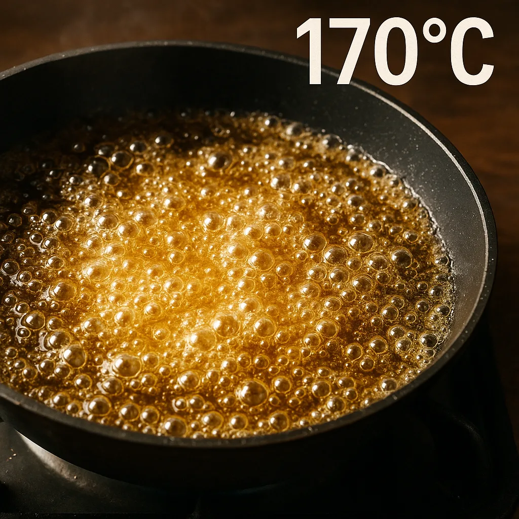 Hot Pan Filled with Oil