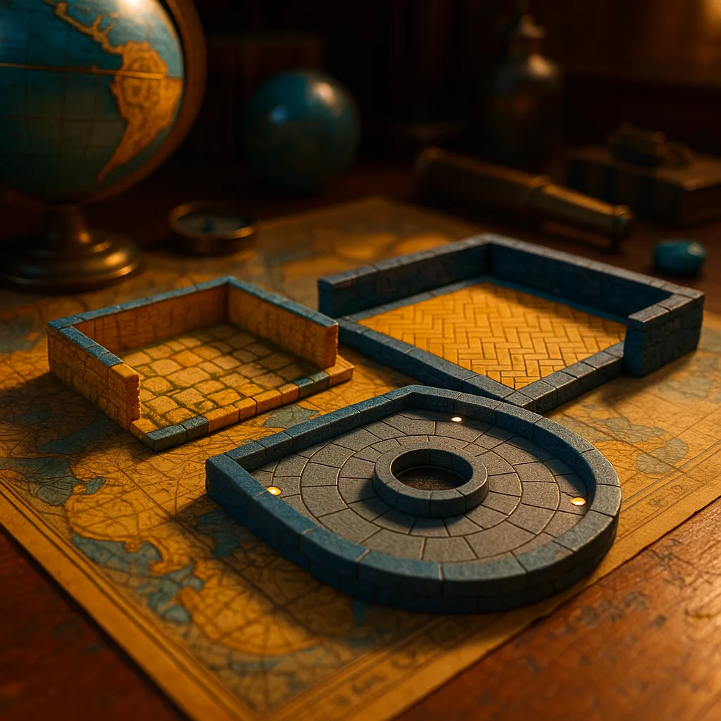 Upon an Antique Explorer's Desk with Maps
