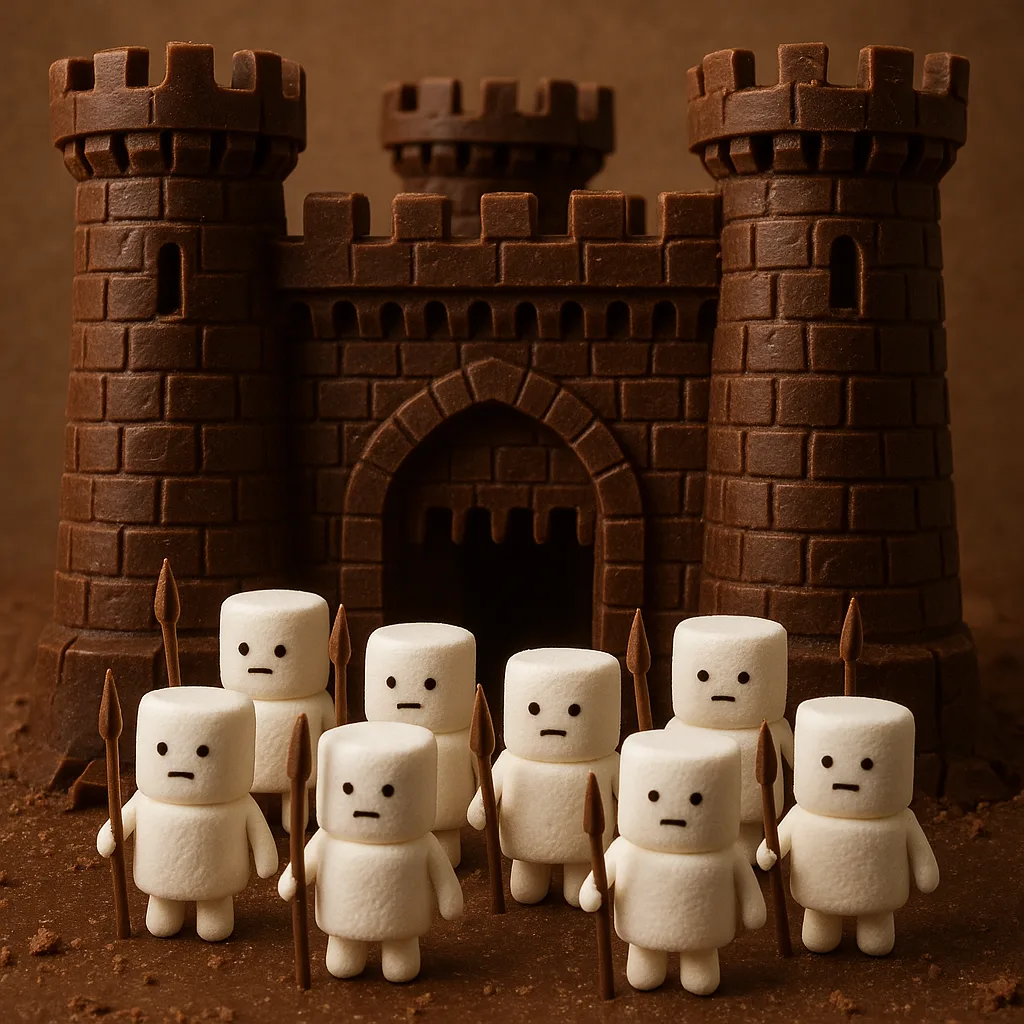 Citadel Made Entirely of Chocolate