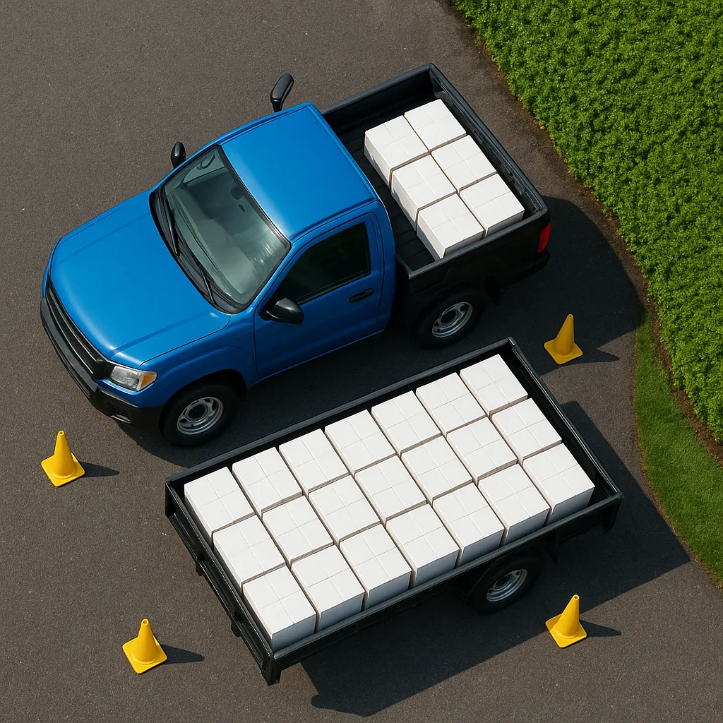 Blue Pickup Truck