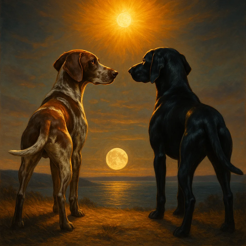 Athletic and Lean German Short-haired Pointer with a Liver