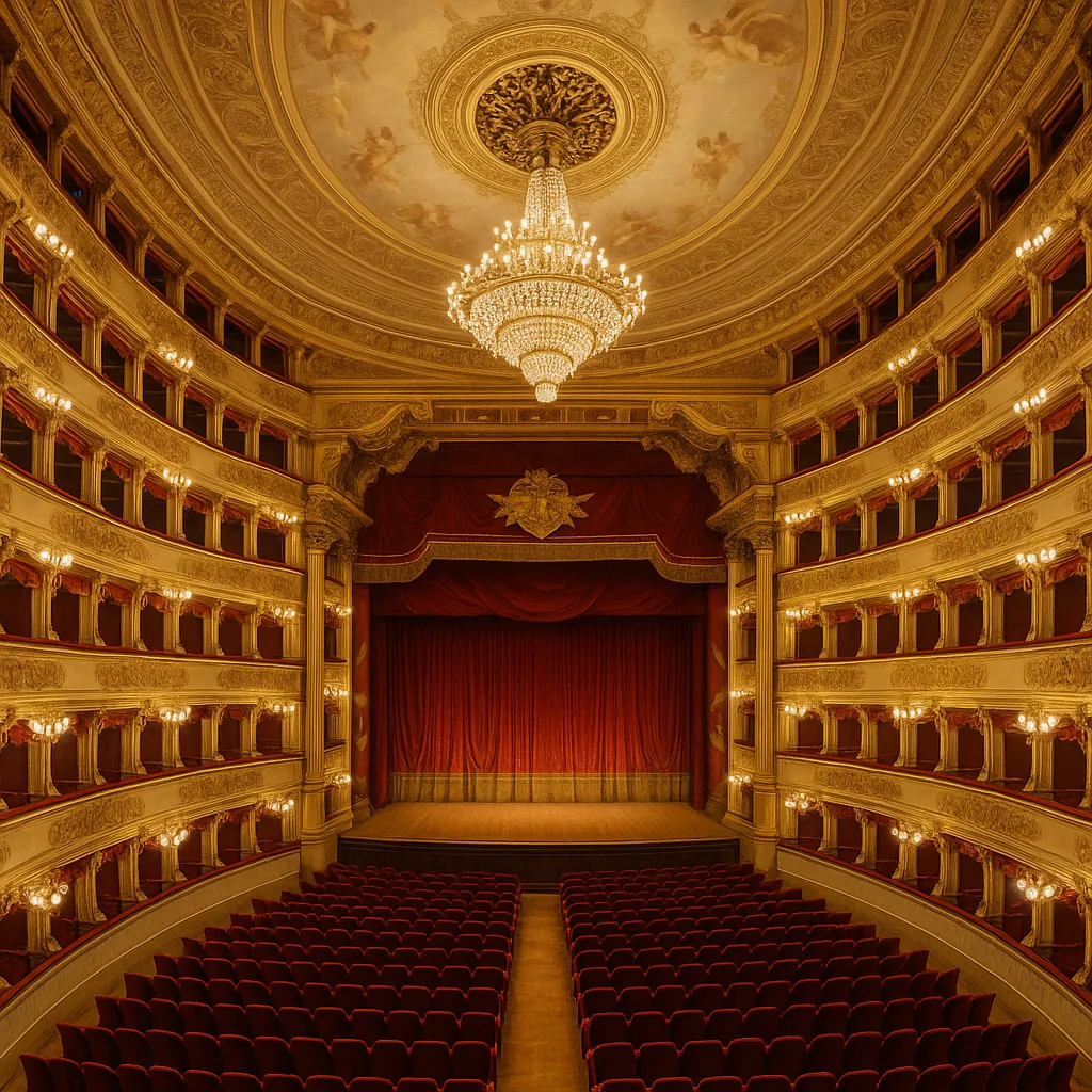 Elegant Opera House Celebrated for its Lavish Design