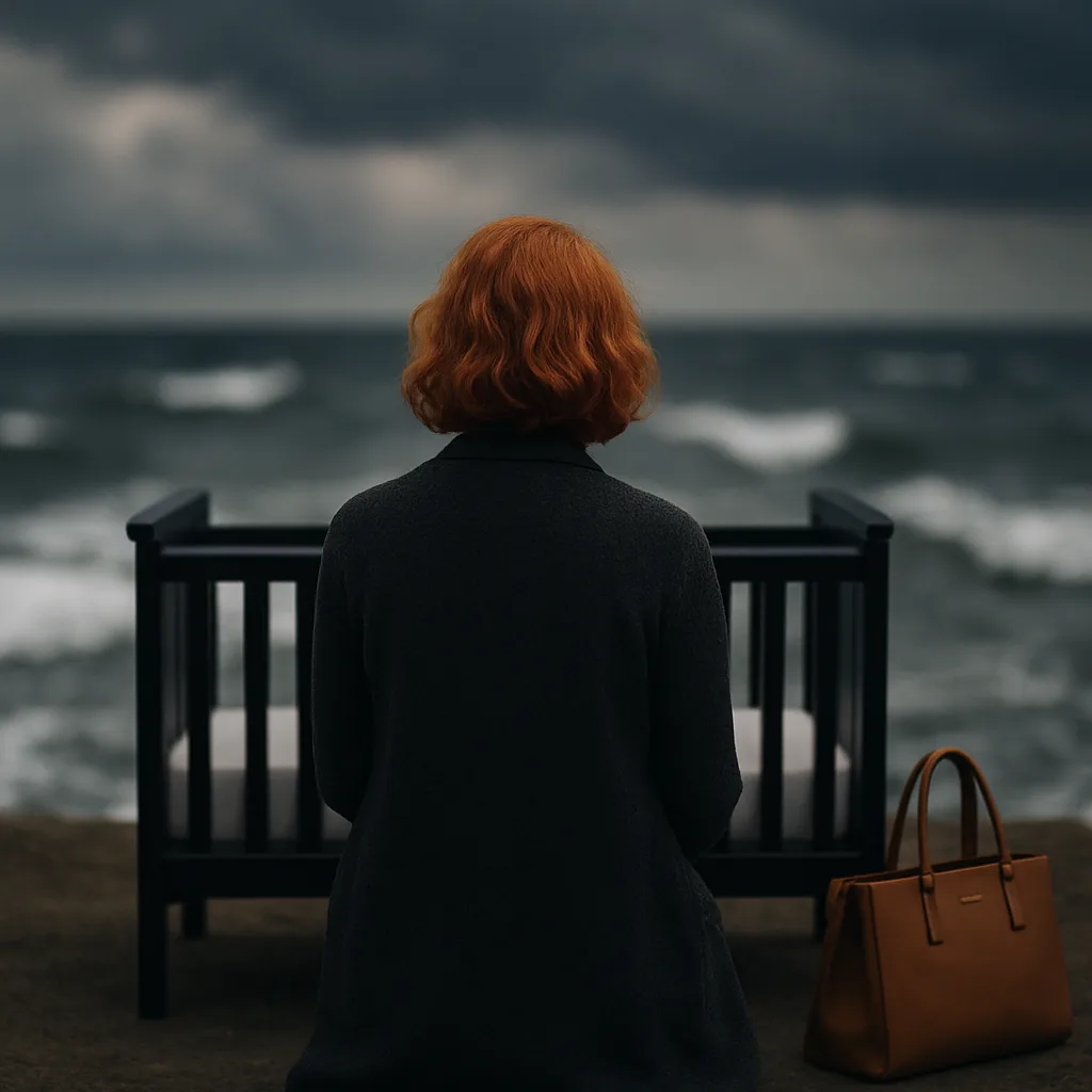 Figure Whose Fiery Red Copper Red Hair Subtly Catches