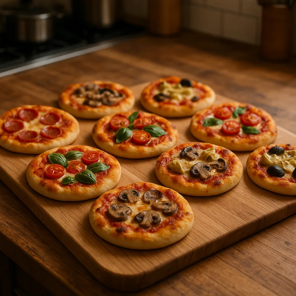 Wooden Board Filled with Freshly
