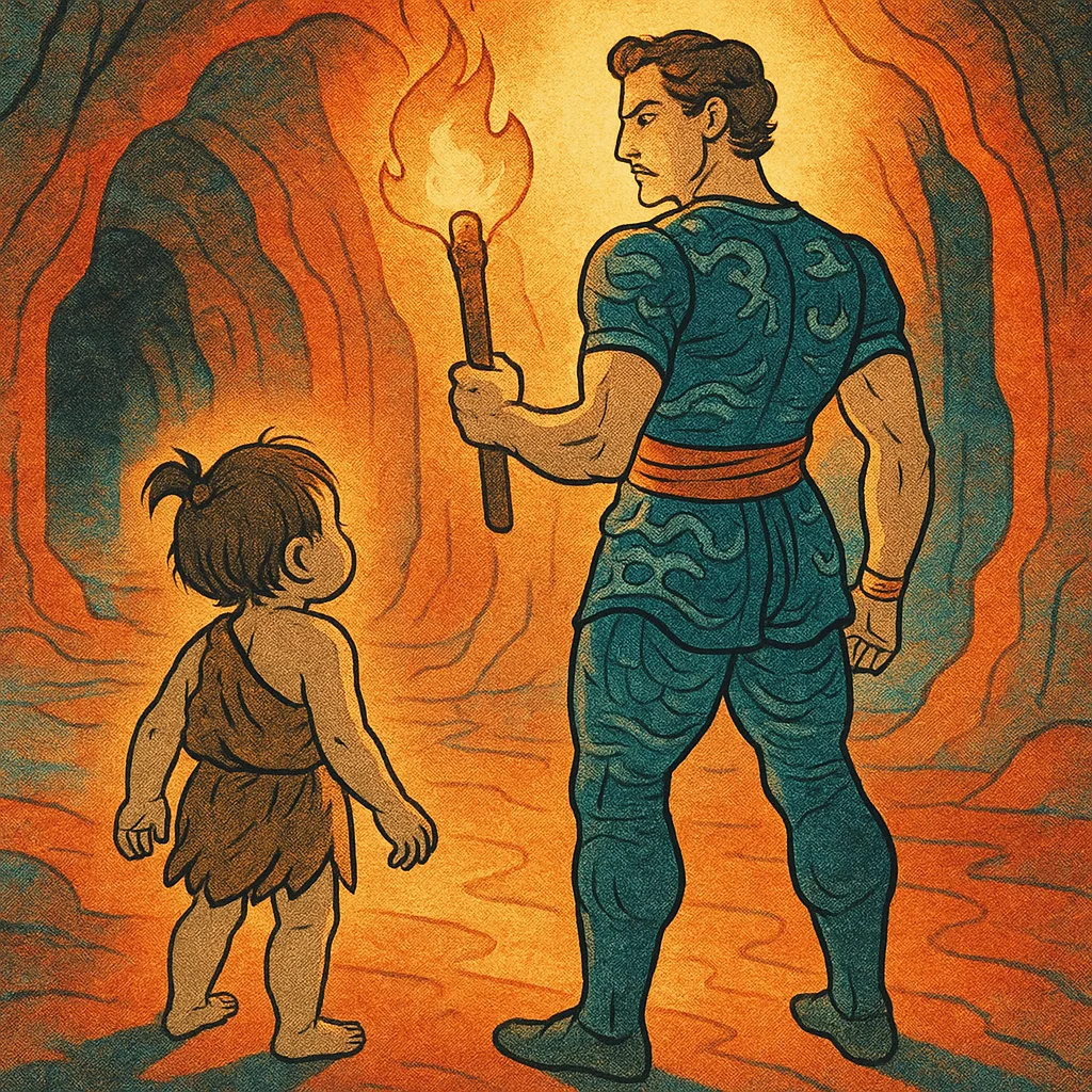 Prehistoric Stone-age Toddler