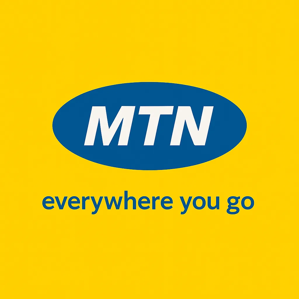 MTN Logo with a Blue Oval