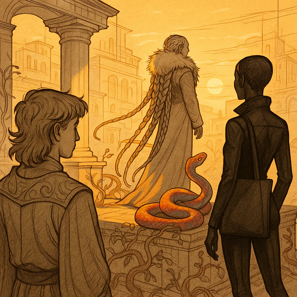 Art Nouveau Acolyte's Distinct Mullet