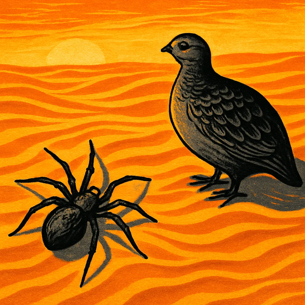 Barn Spider and Ptarmigan