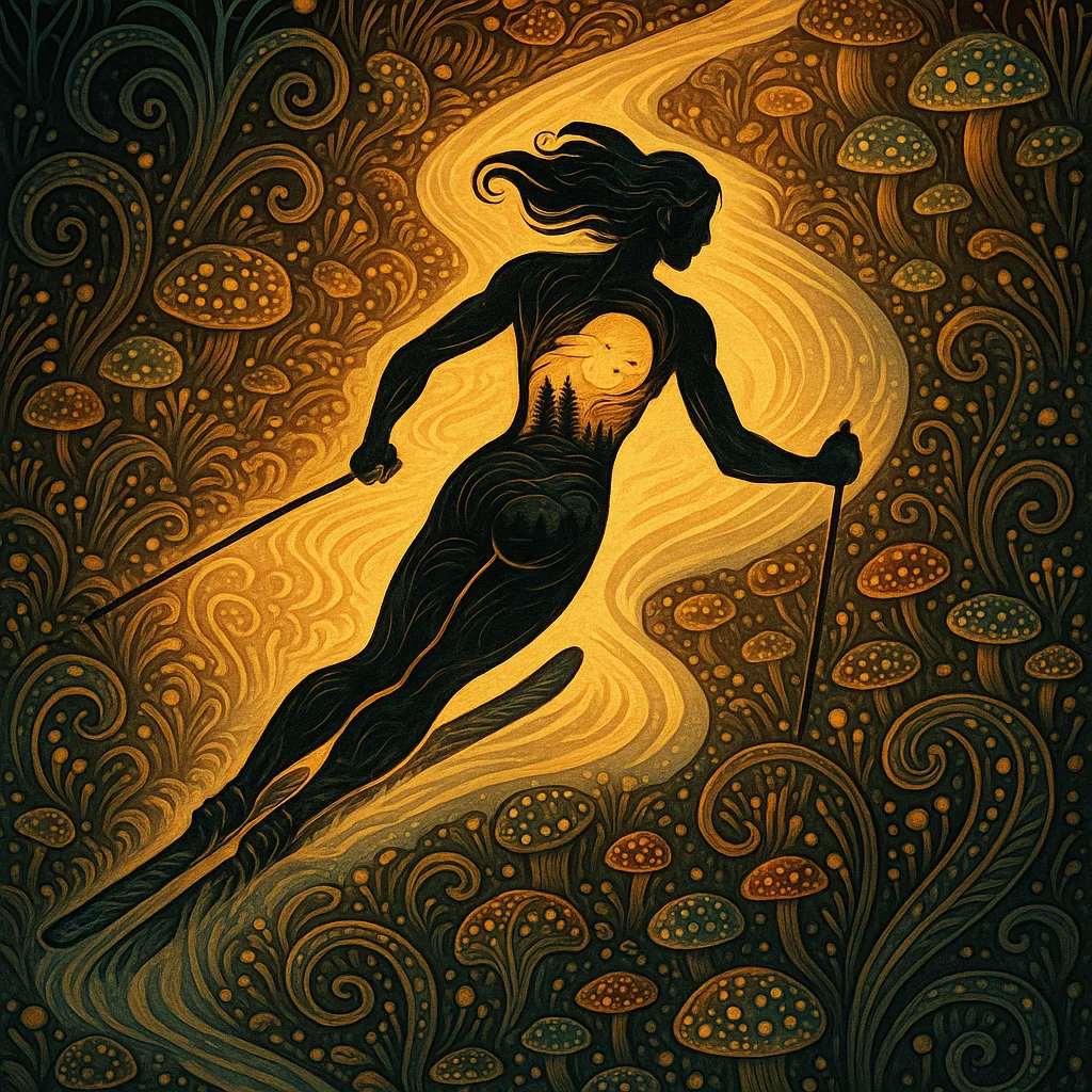 Athletic Art Nouveau Figure