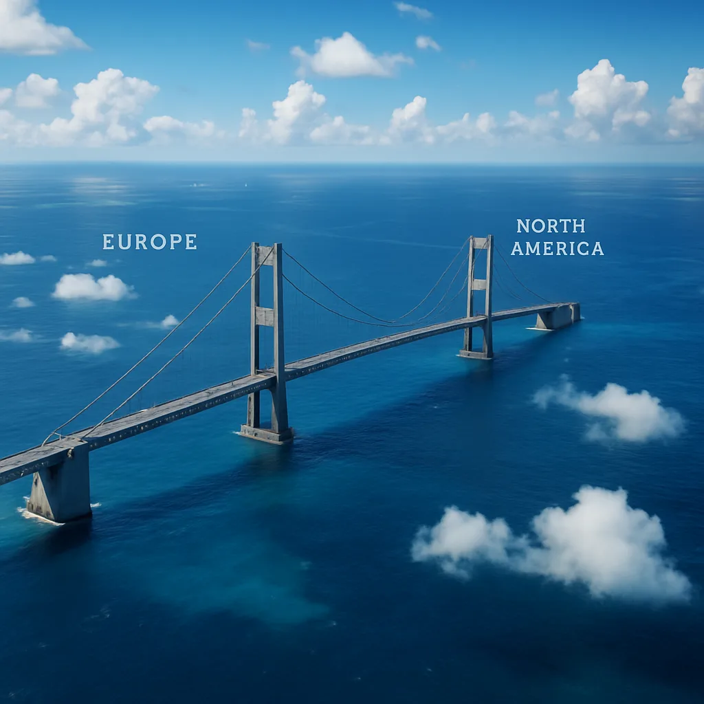Awe-inspiring Bridge Crossing the Atlantic Ocean