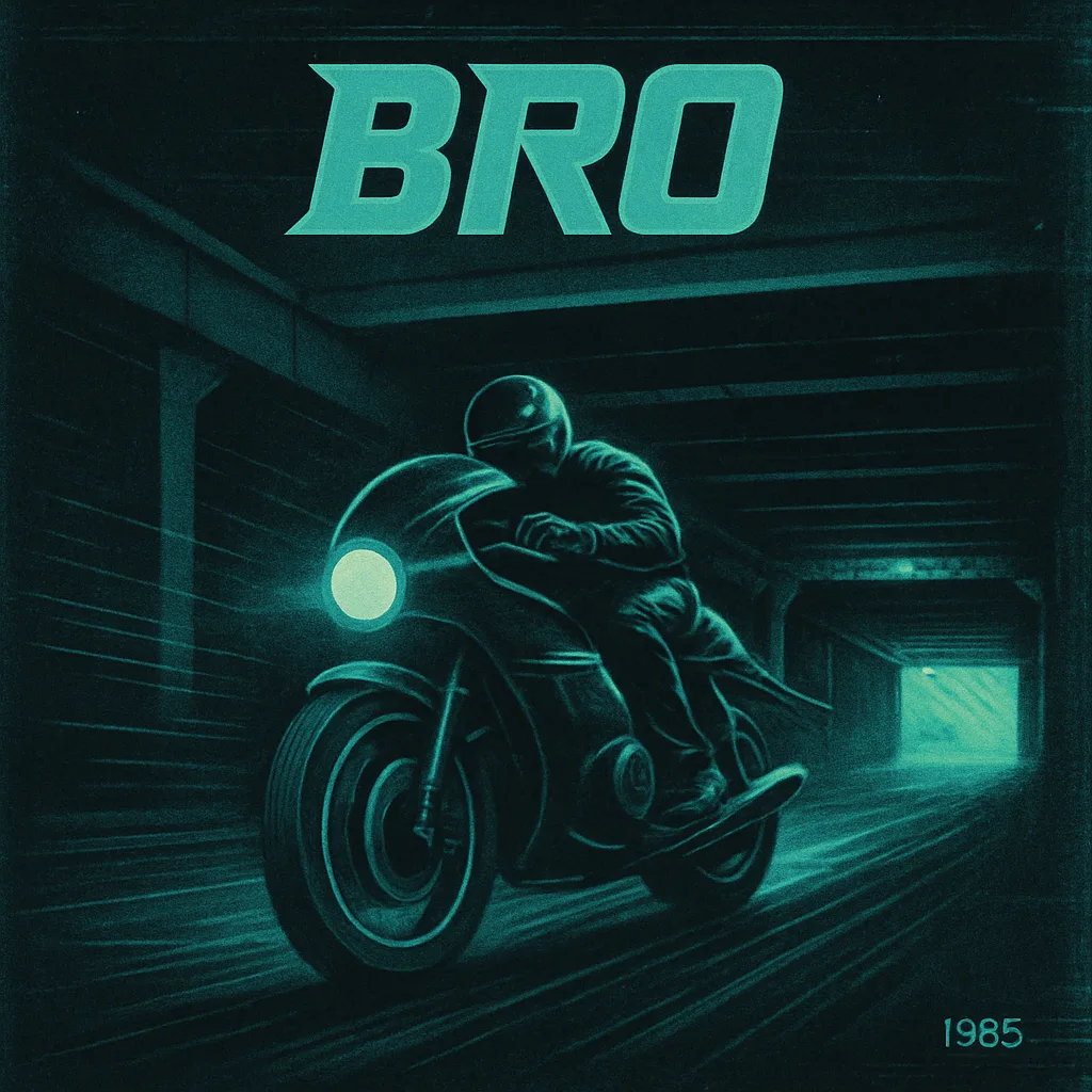 Retro-futuristic Album Cover