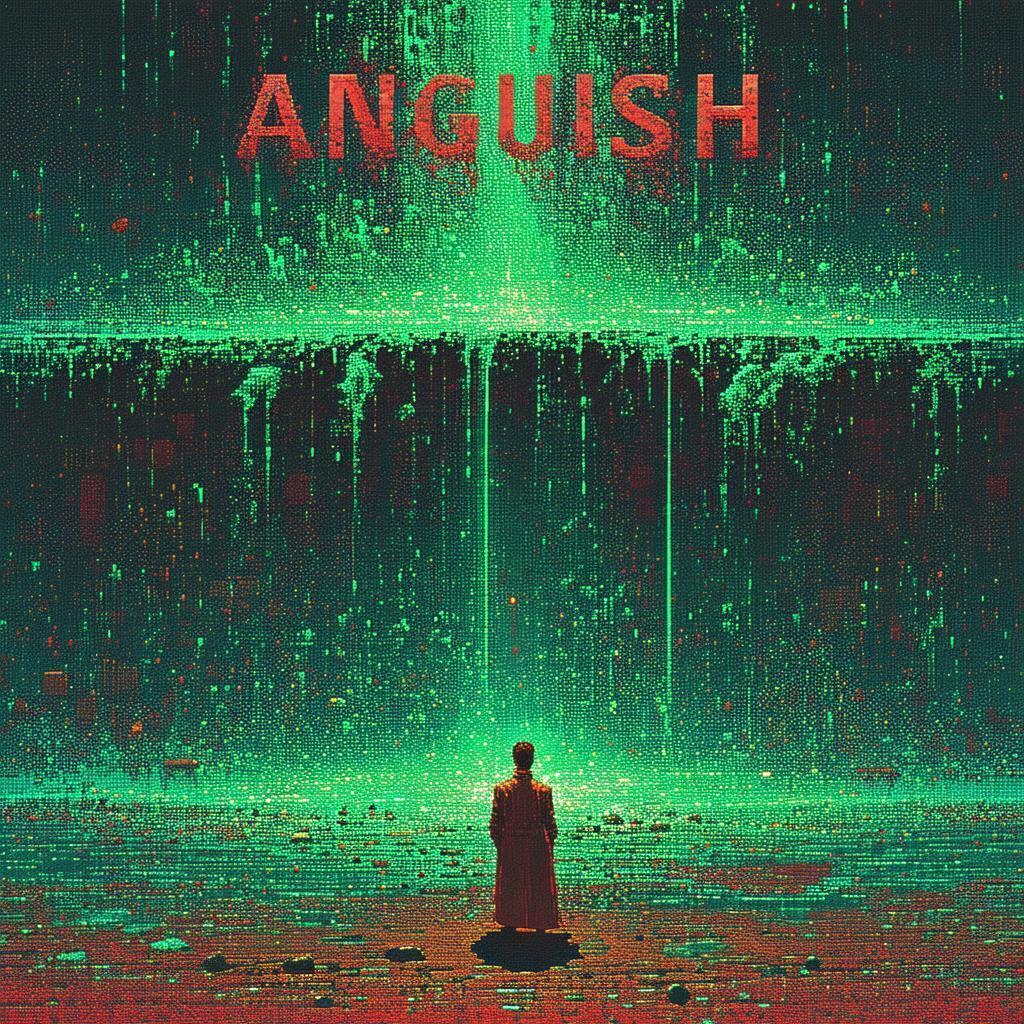 Anguish Rendered in Expressionist 8 Bit Pixels