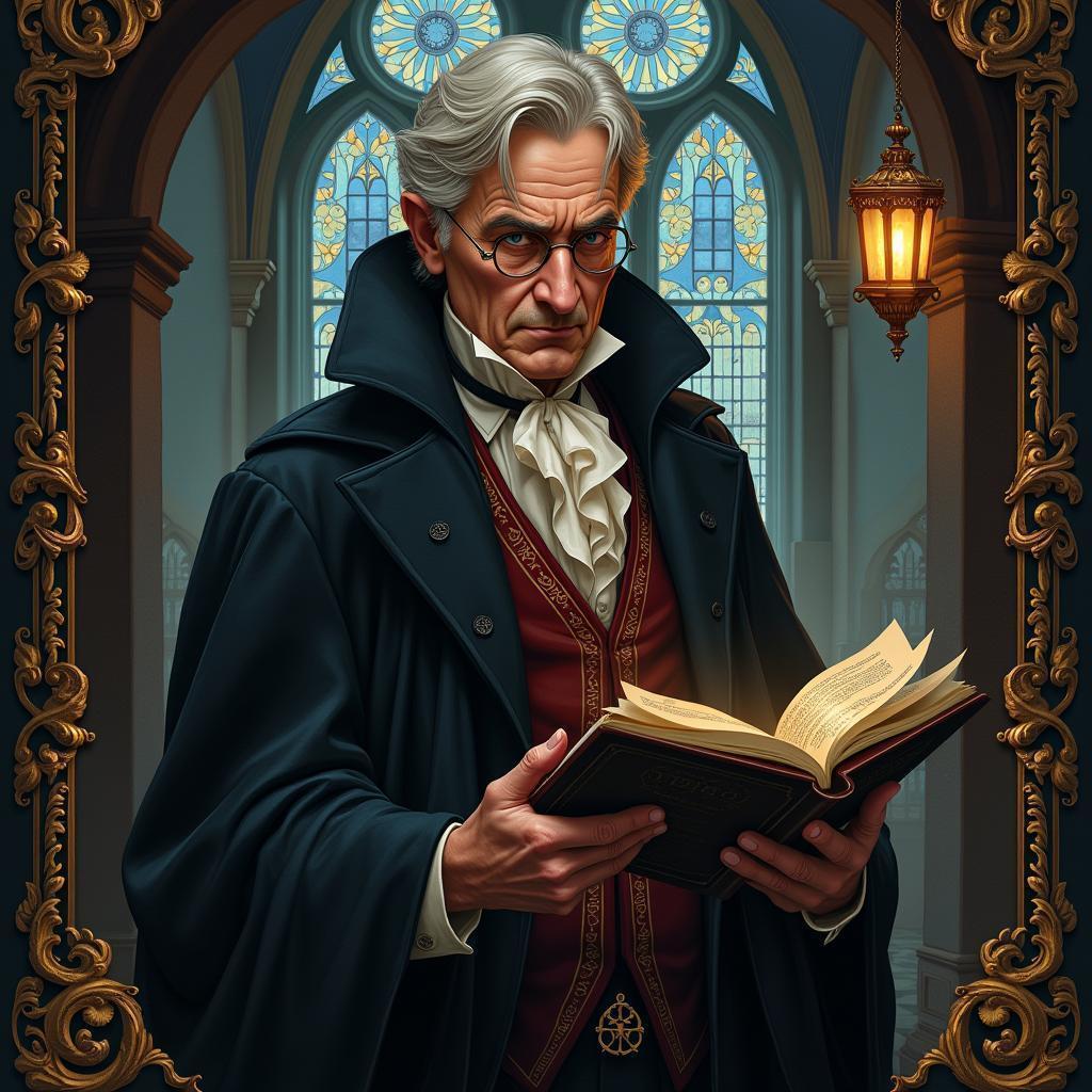 Elegant Hogwarts Professor of the Dark Arts