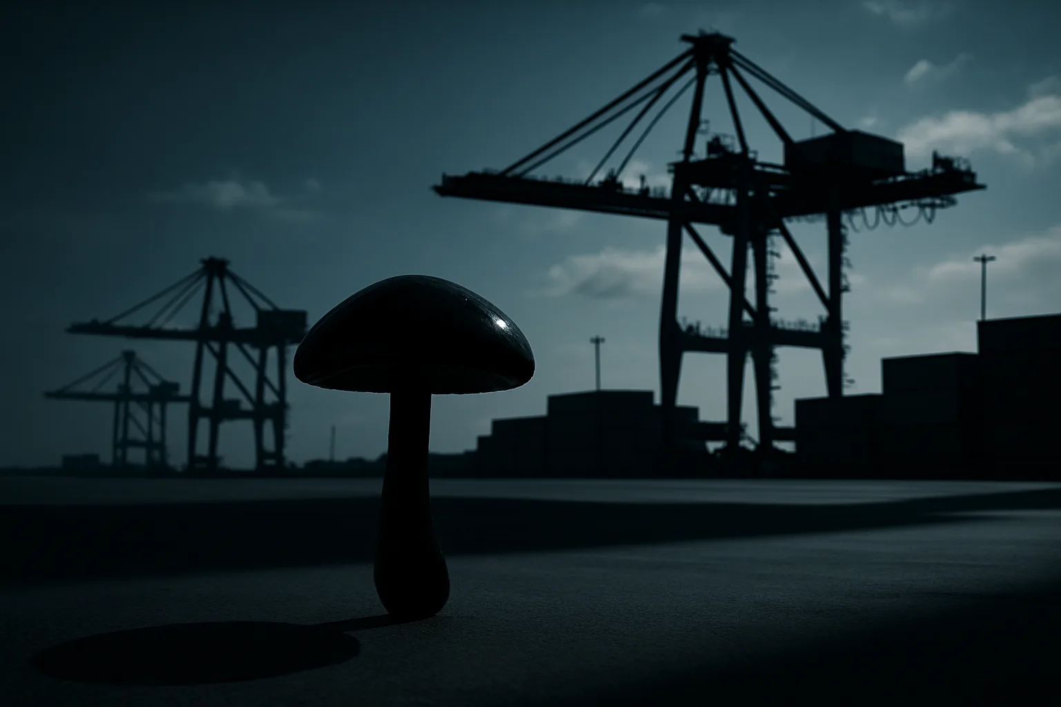 Solitary Convex and Viscid Agaric Emerges as a Stark Silhouette