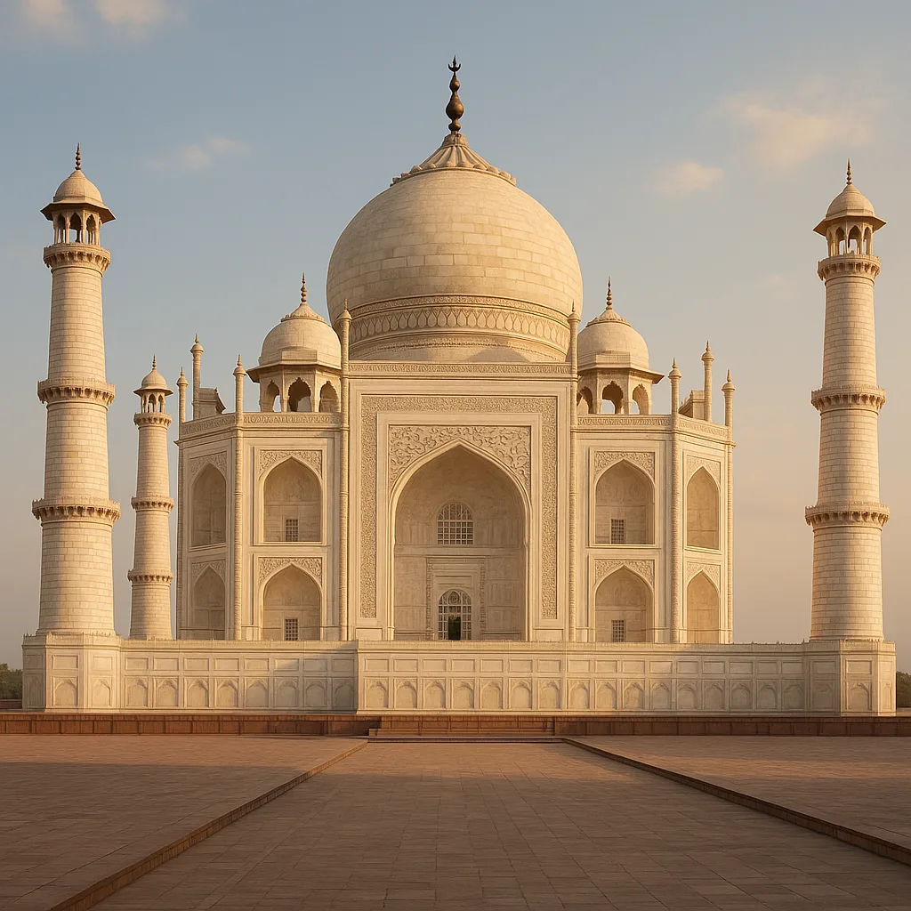 Exquisite White Marble Mausoleum