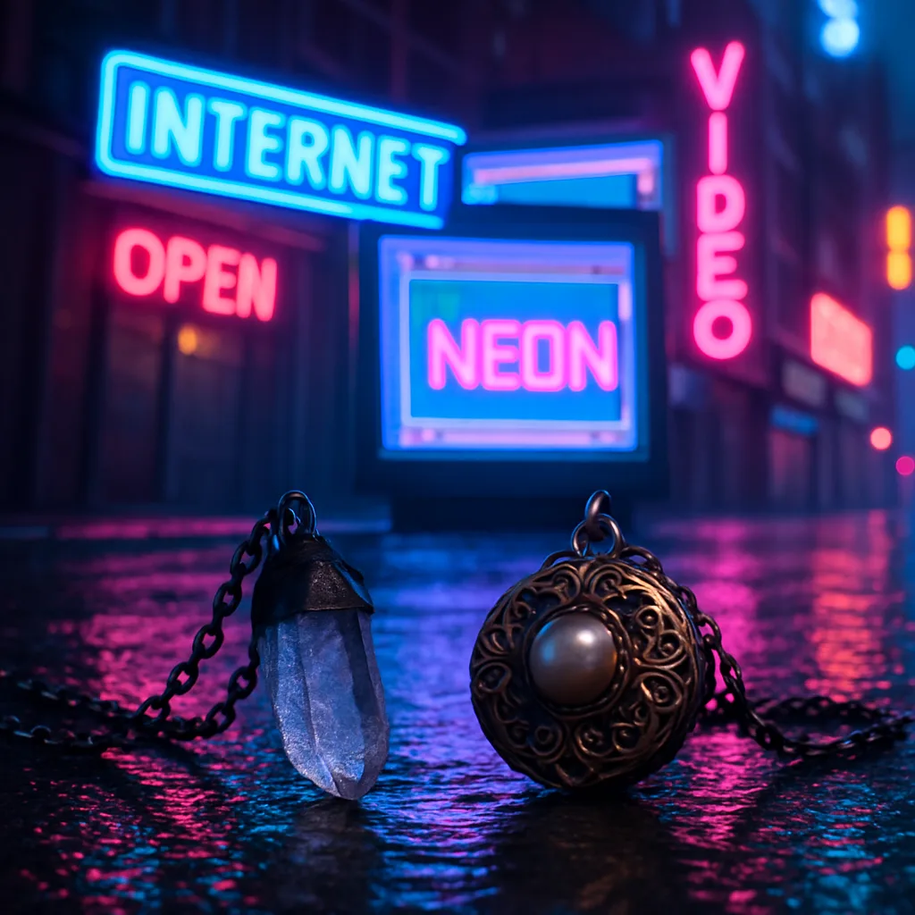 Infused with Nostalgic 80s and 90s Internet Themes