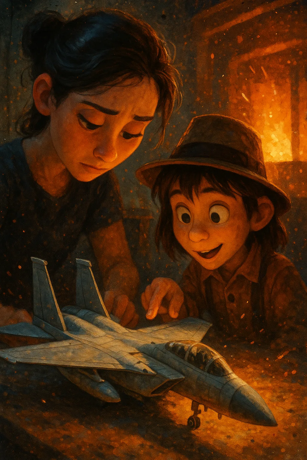 Disney Pixar-style Female with Expressive Eyes