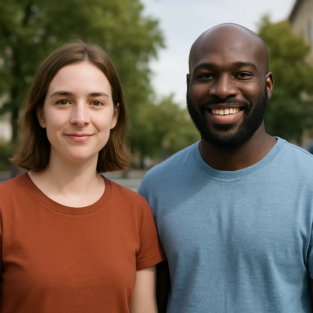 Picture Showing Two People
