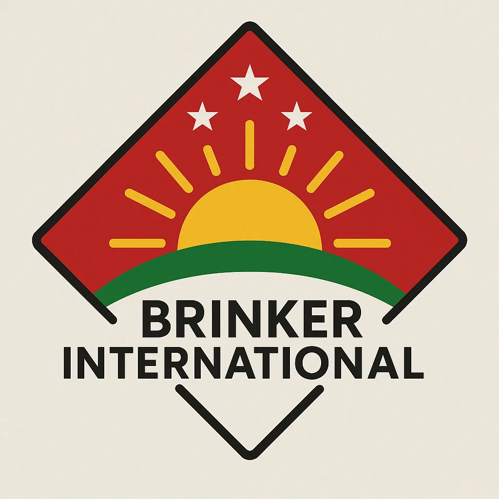 Diamond-shaped Logo Featuring a Stylized Yellow Sun