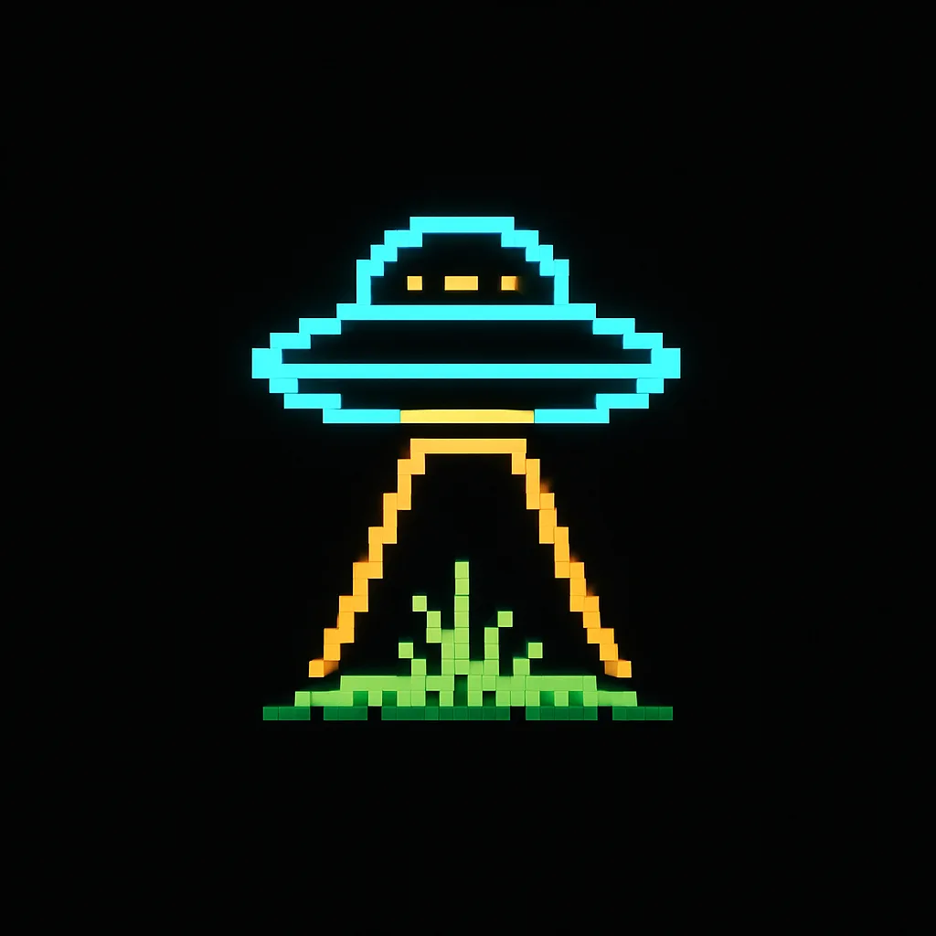8-bit Pixel Art Logo