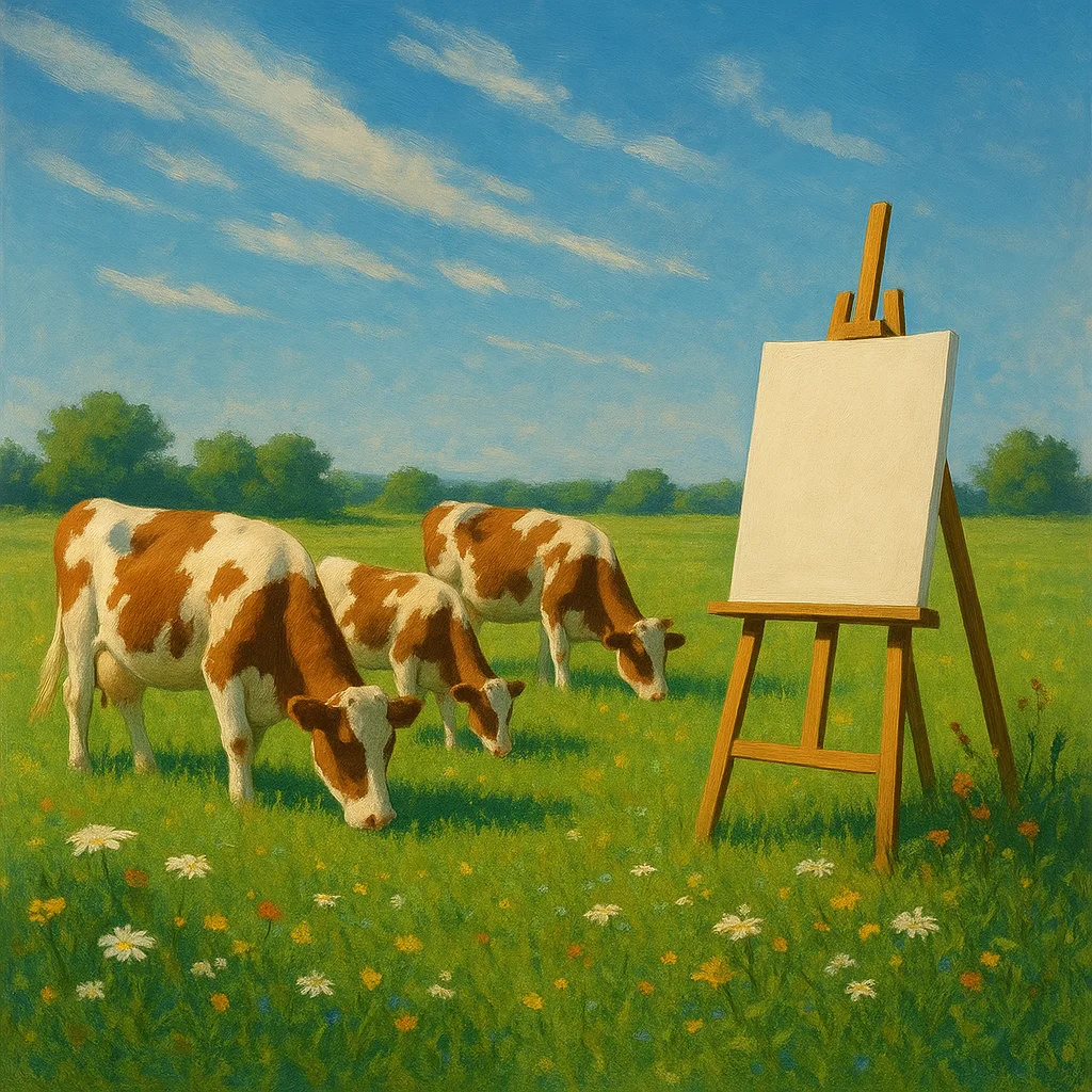 Three Cows with Coats
