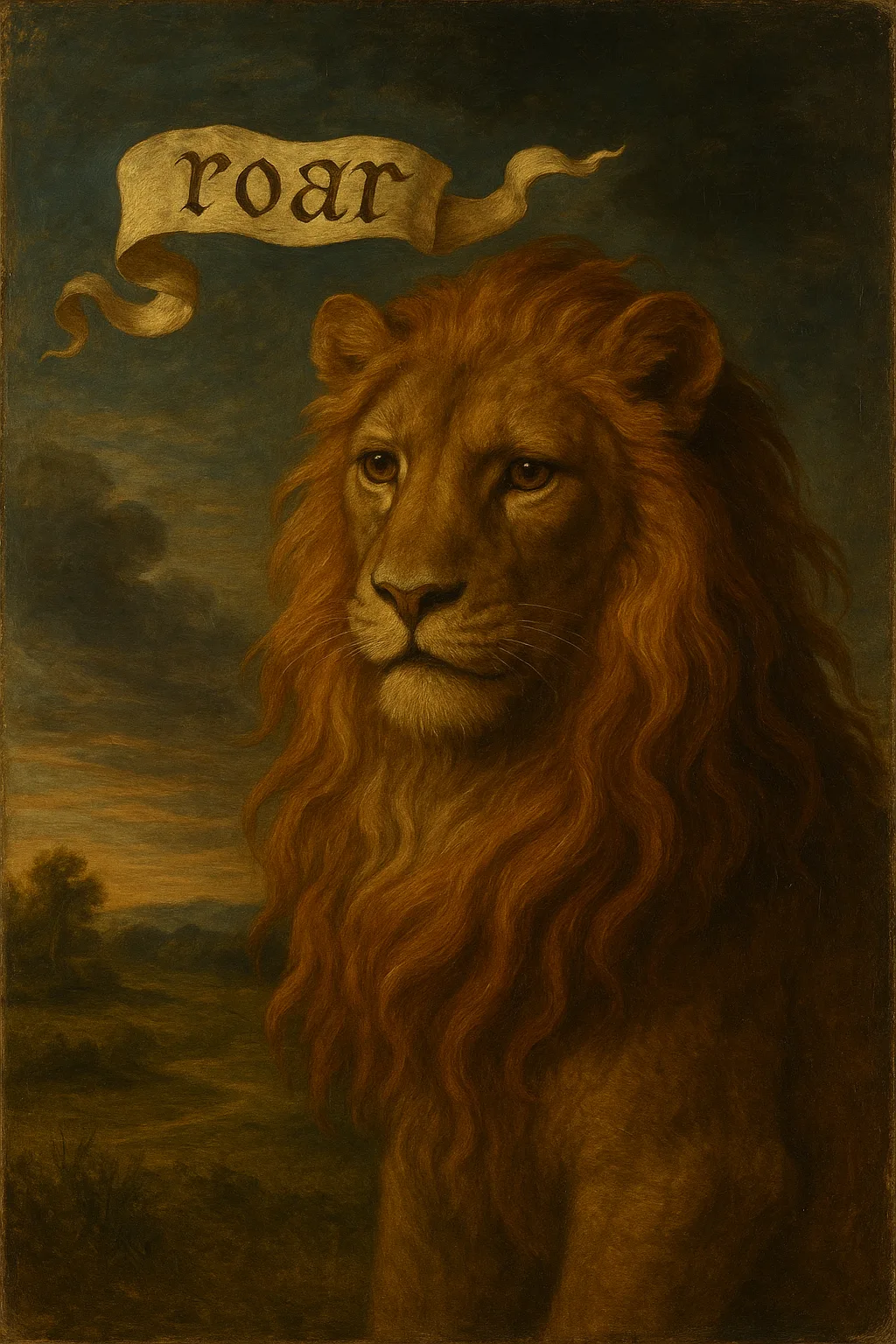 Intricate Painting Inspired by the French Baroque Style