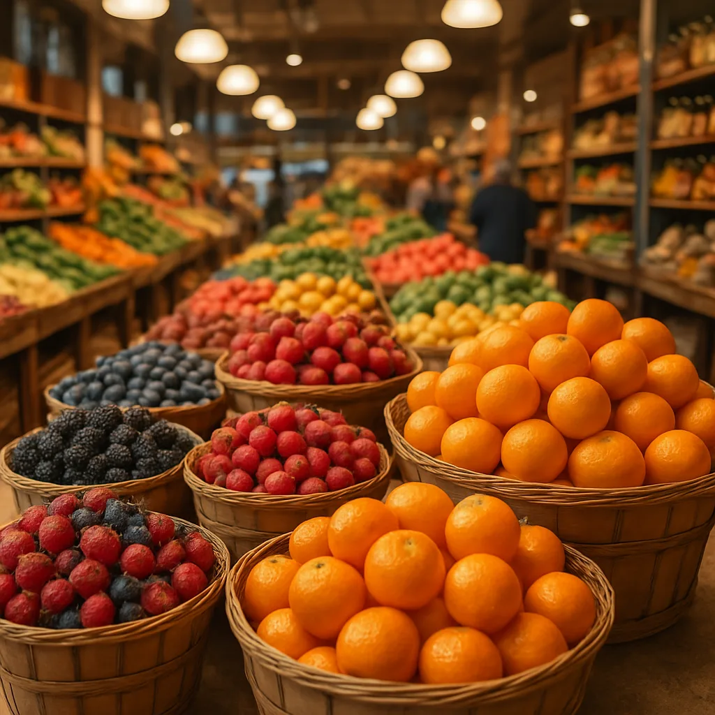Inside a Bustling Market