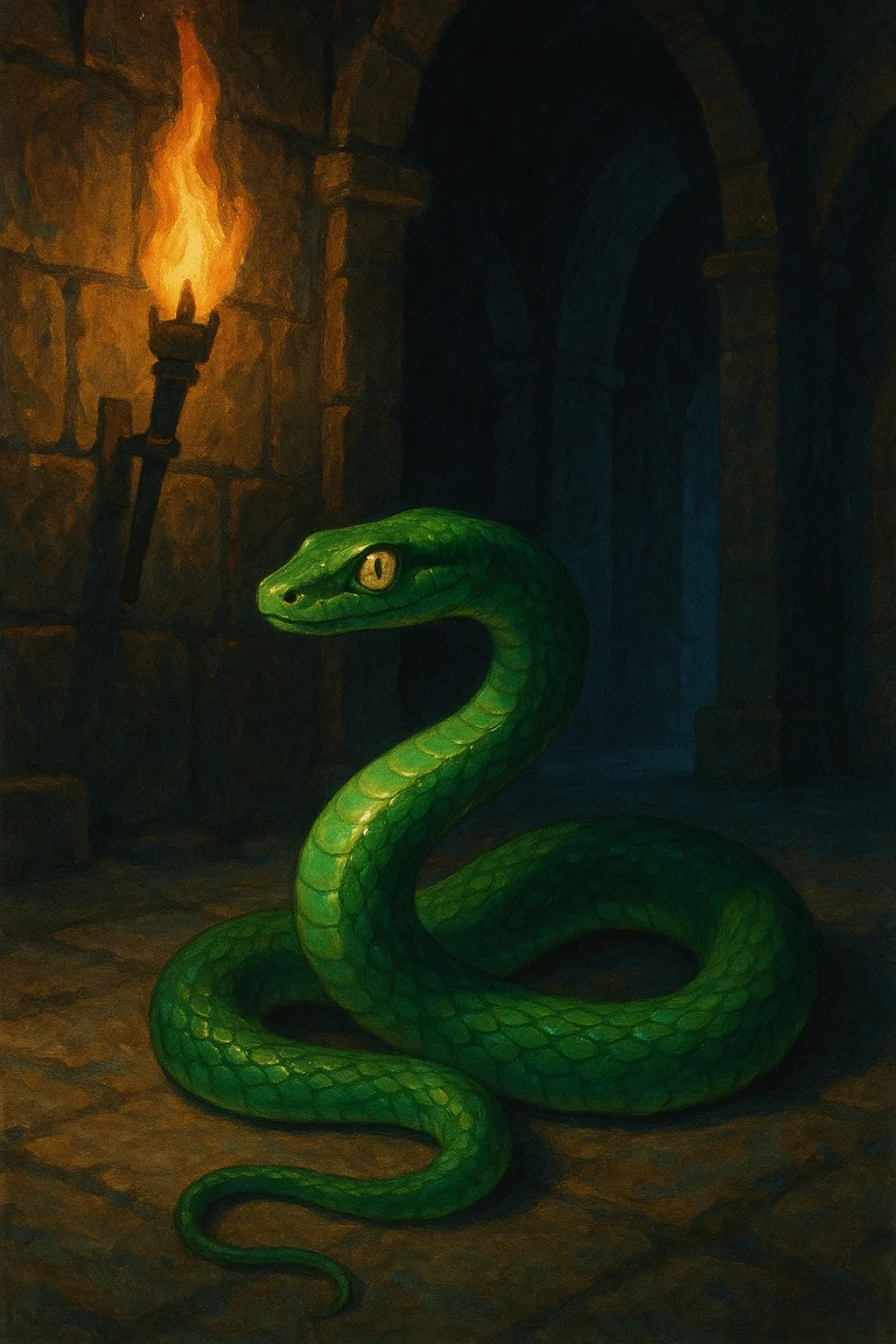 Torch-lit Chambers Resonate with Long Shadows and Echoes