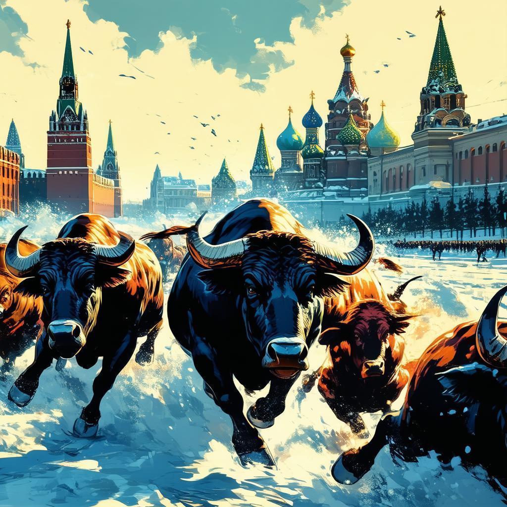 Anime Buffalo Stampede at the Kremlin