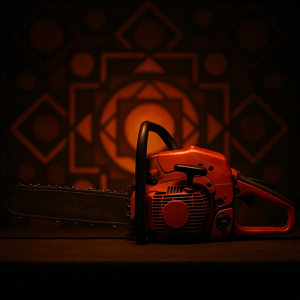 In a Low-key Dark Scene Dramatically Sculpted by Warm Color